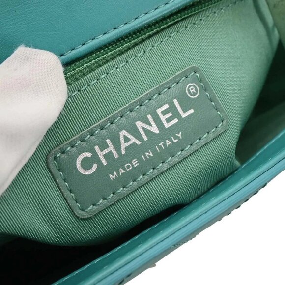 Chanel Emerald Green Calfskin Ring My Bag 2way Handbag - Picture 9 of 10